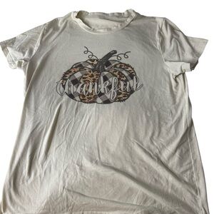 Thankful Graphic T-Shirt Pumpkin XL‎